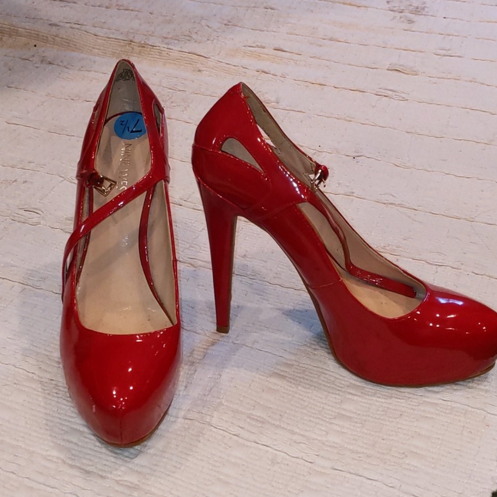 Red high heels